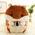 Cute Kawaii Japanese Hamster Plush Toy Backpack Cute Kawaii Japanese Hamster Plush Toy Backpack