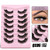 7 Pairs 3D Cat Eye Faux Mink Winged End False Eyelashes Manga Lashes