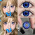 (Graded) 14.5MM Butterwing Blue Color Contact Lens (Graded) 14.5MM Butterwing Blue Color Contact Lens