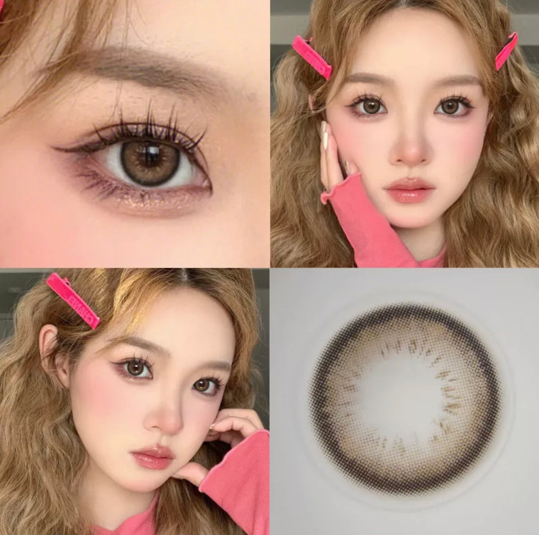 14.2MM Shikamaru Brown Color Contact Lens