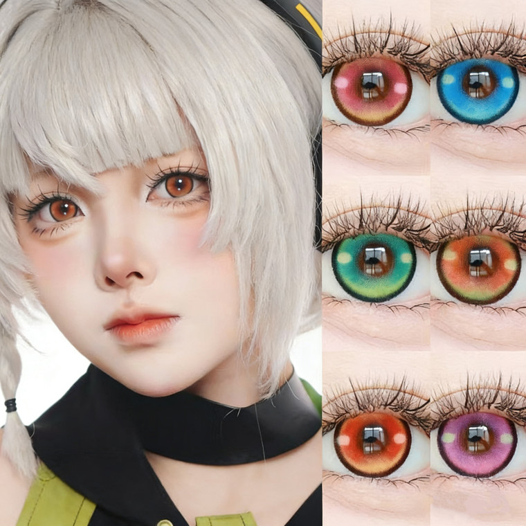 14.5mm Magi Madoka Cosplay Color Contact Lens