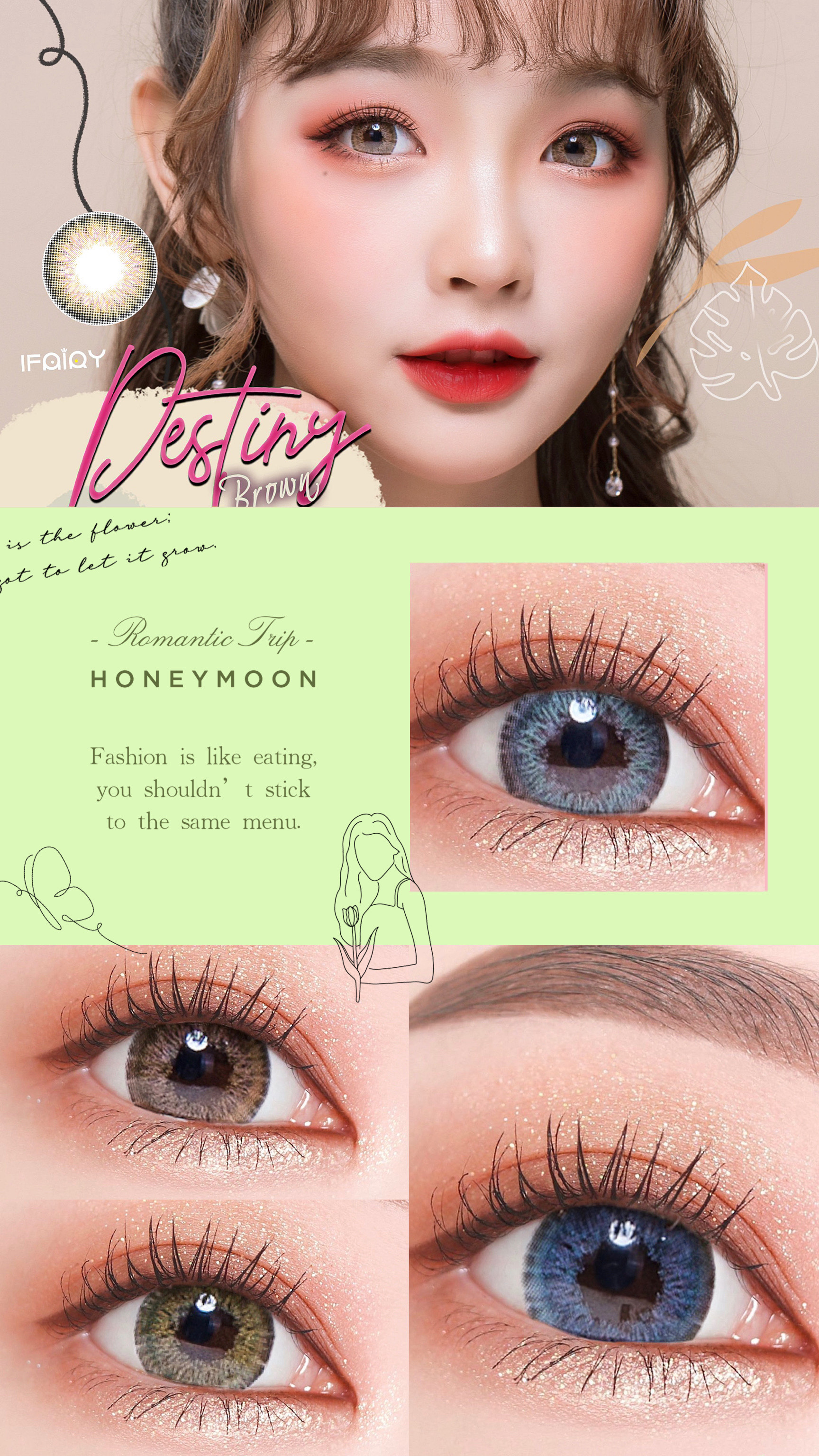 i.fairy destiny , ifairy destiny grey, color contact lens, ifairy destiny color contact lens, ttdeye, pinkyparadise, color contacts