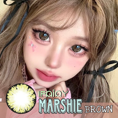 I.Fairy Marshie Brown | Marshie Grey 16.2mm Color Contact Lens