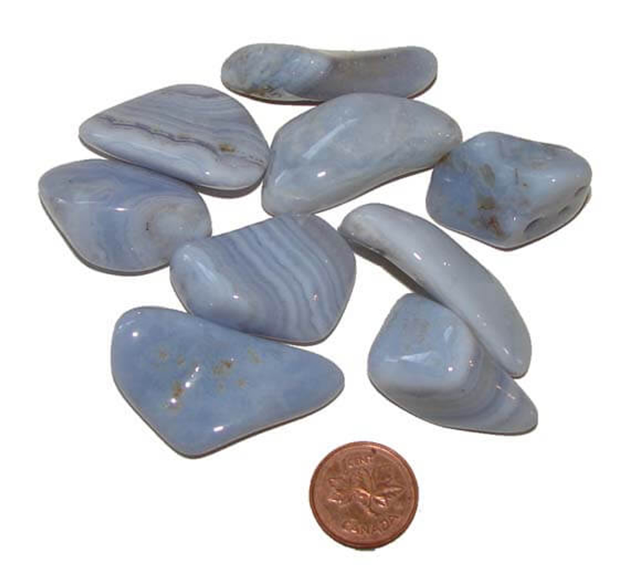 tumbled blue lace agate