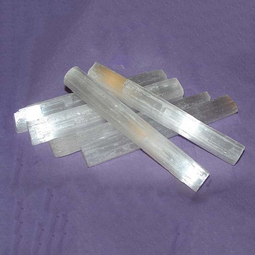 50 to 59 gram Selenite 5 inch Ruler