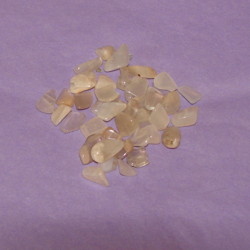 28 grams of tiny tumbled Moonstone