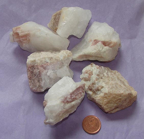Raw Pink Tourmaline Crystals, size gigantic