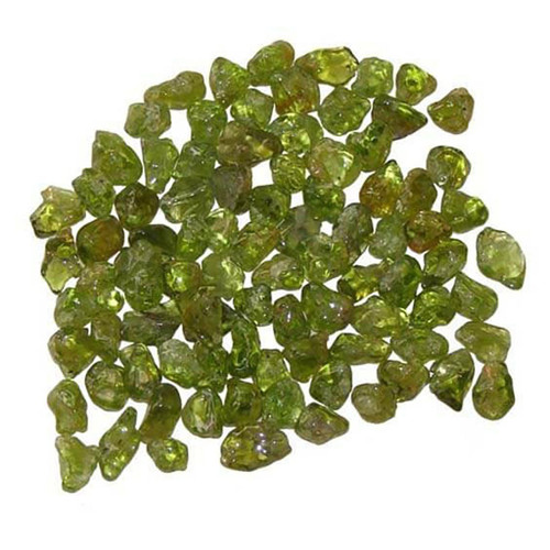 .5 to .6 of a gram Tumbled Peridot Stone