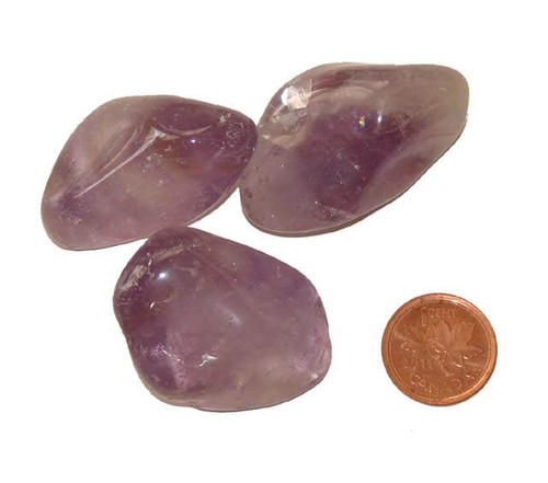 Tumbled Amethyst Stones - Size XX Large