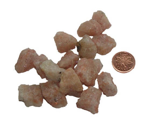 Raw Sunstone  stones - Size Extra Small