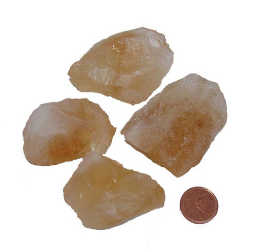 Natural Raw Citrine Crystal from Brazil, Size XXX Large