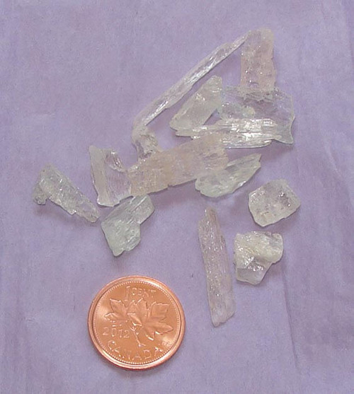 Green Hiddenite Crystal, 1/4 gram