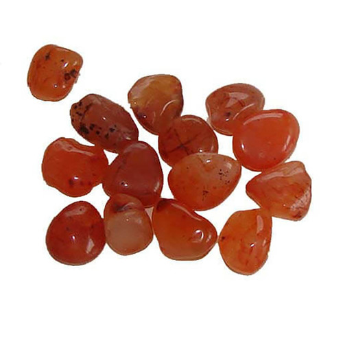 Teeny Tumbled Red Carnelian Stone