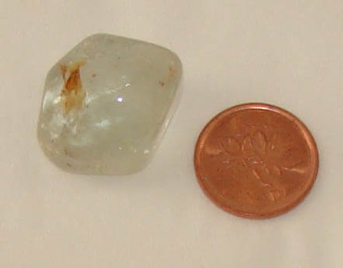 Natural Blue Topaz tumbled stone - Specimen C