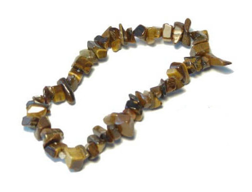 Gold Tigers Eye Chipstone Bracelet