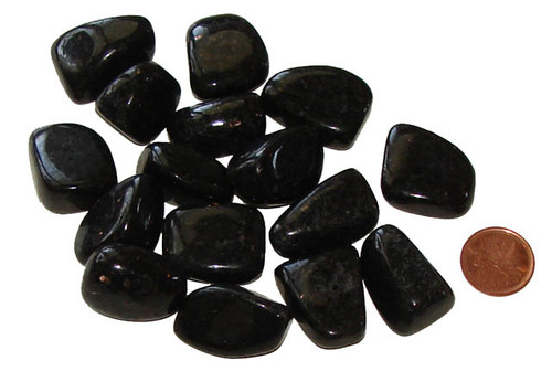 Tumbled Nuummite stones - medium