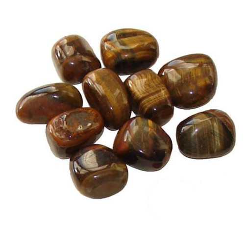 Large Tumbled Gold Tigers Eye Stone