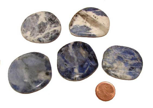 Sodalite Pocket Stones, small
