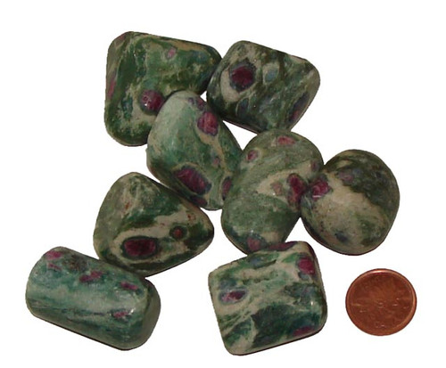 Natural Ruby in Fuschite stones - size XX Large