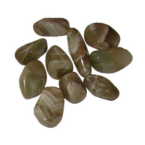 Medium Tumbled Prasiolite Stone