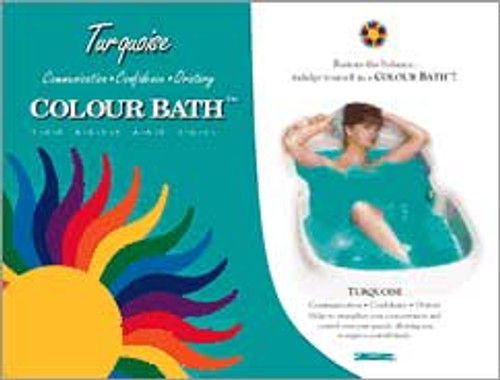 Turquoise Chakra Color Bath Therapy - envelope