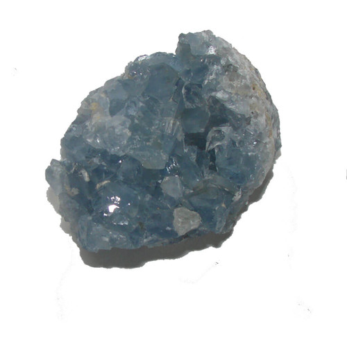 Cluster of Blue Celestite Crystals