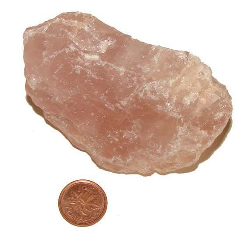 Raw Rose Quartz Stone, Specimen I, Image 1
