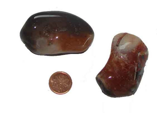 Tumbled Red Agate Stones, size gigantic