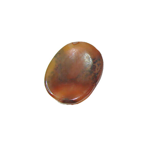 Polished Orange Carnelian Worry Stone