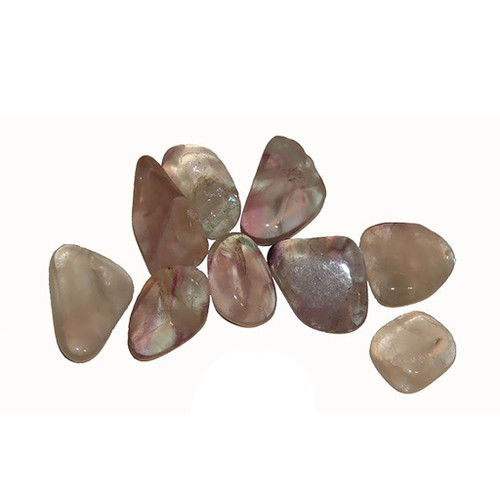 Medium Tumbled Clear Fluorite Stone