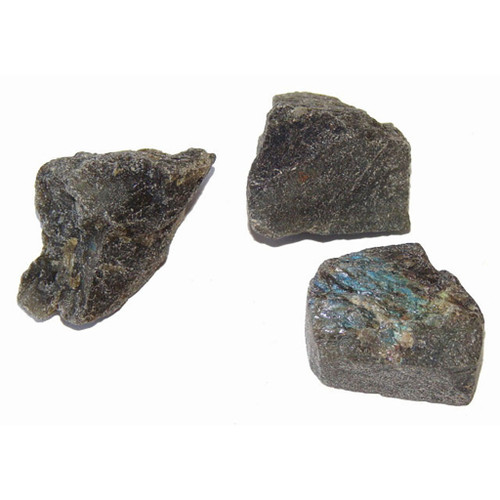 Labradorite Raw Stones, Extra Large, 25 to 34 grams, 1-1/4 to 1-1/2 inches