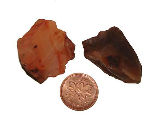 Rough Carnelian stones - size medium