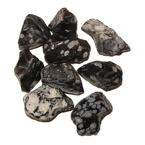 Medium Snowflake Obsidian Raw Stone