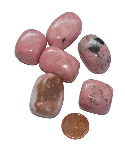 Tumbled Rhodochrosite stones - size extra large