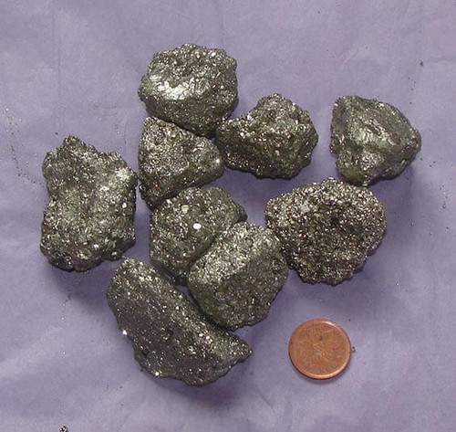Rough Pyrite  stones - size large