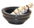 Polished Black Soapstone Smudge Bowl