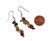 Chakra chipstone earrings
