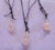 Rose Quartz Tumbled Stone Pendants, image 2