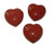 Red Goldstone Puffy Heart Shaped Stones, image 2