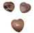 Rhodonite Puffy Polished Heart Shaped Stones, image 2