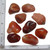 Tumbled Red Agate Stone, size medium, image 2