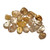 Natural Citrine Tumbled Stones, Extra Small, 3-4 grams, 1/2 to 1 inch