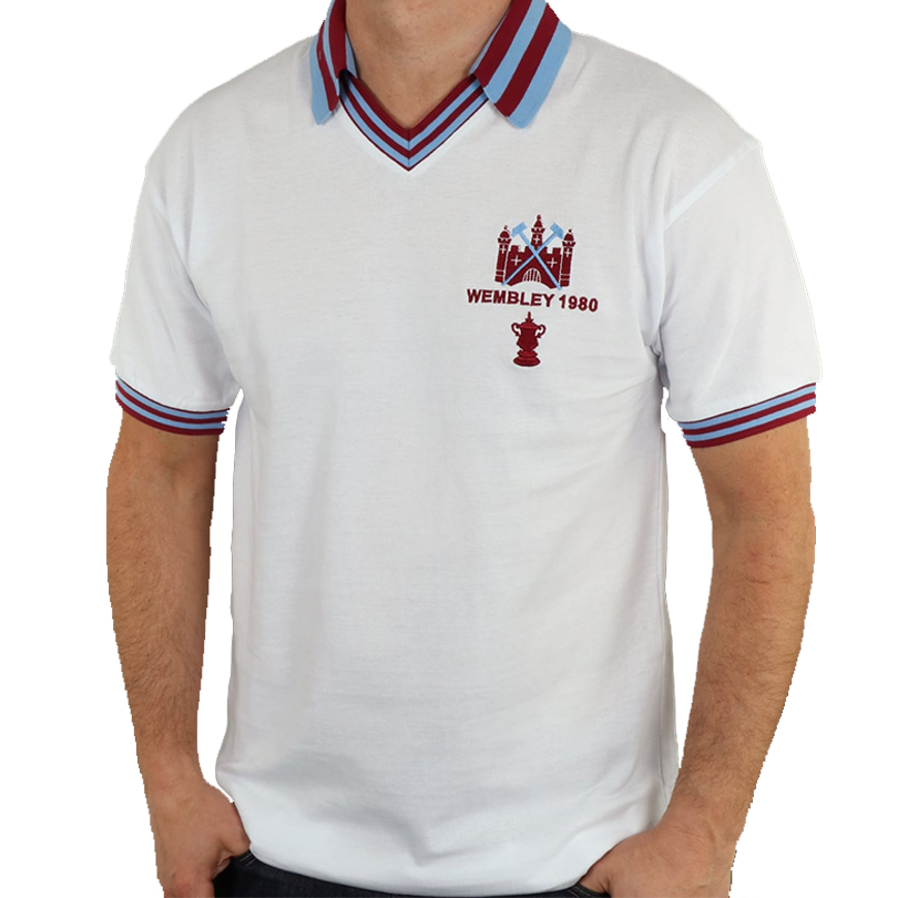 West Ham United 1980 Men's FA Cup Final Retro Shirt