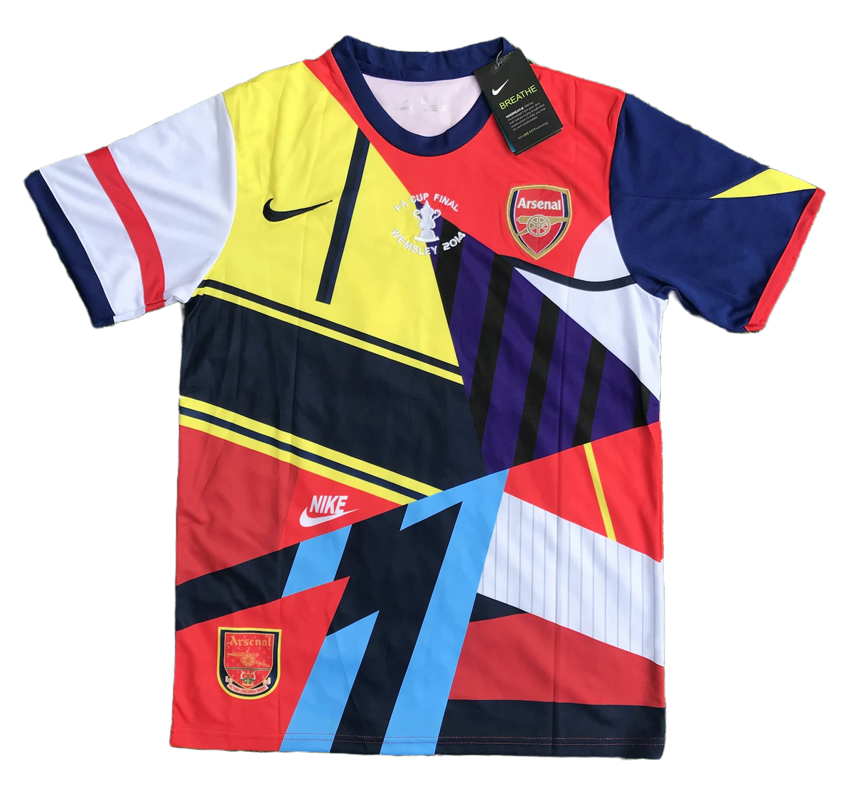 Arsenal 2014 Men's 20th Anniversary Retro Shirt FA Cup Edition