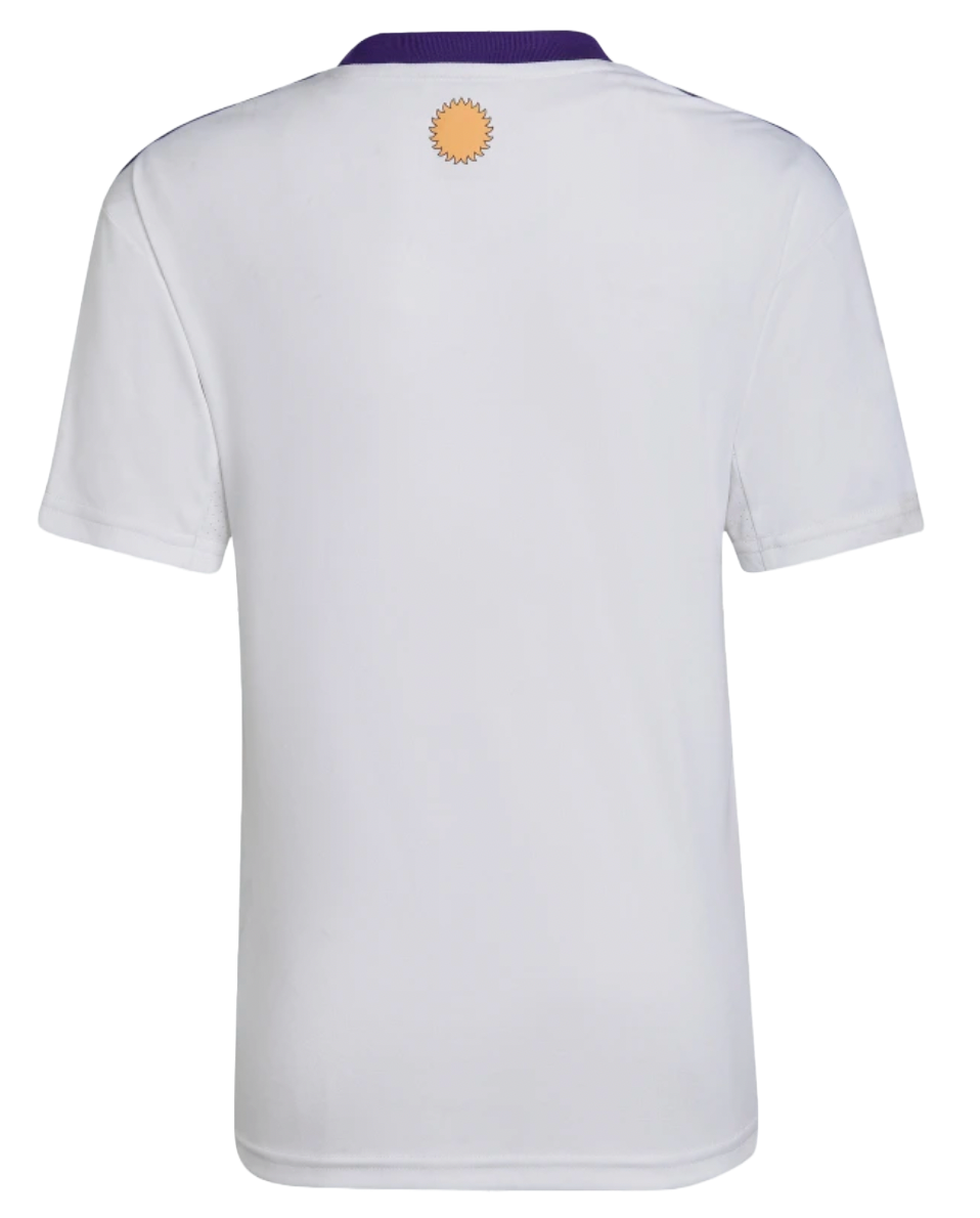 Orlando City SC 2022 Kid's Away Shirt and Shorts