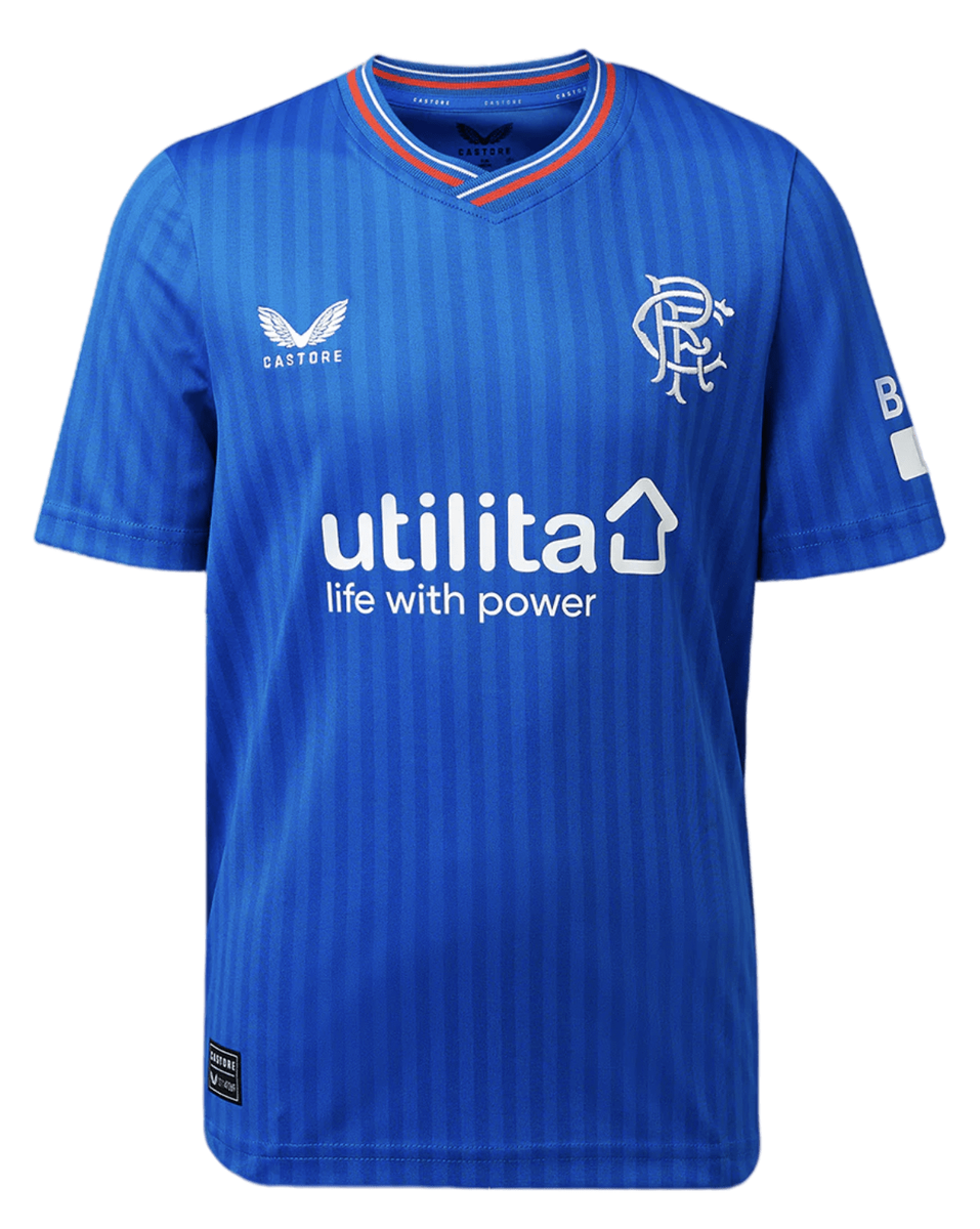 Rangers 23/24 Kid's Home Shirt and Shorts