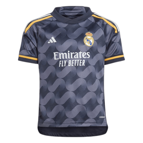 Real Madrid 23/24 Kid's Away Shirt and Shorts