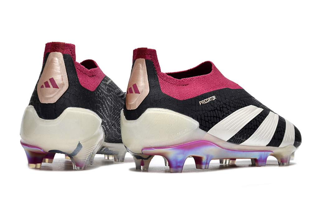 adidas Predator 30 Elite FG Laceless- Black/White