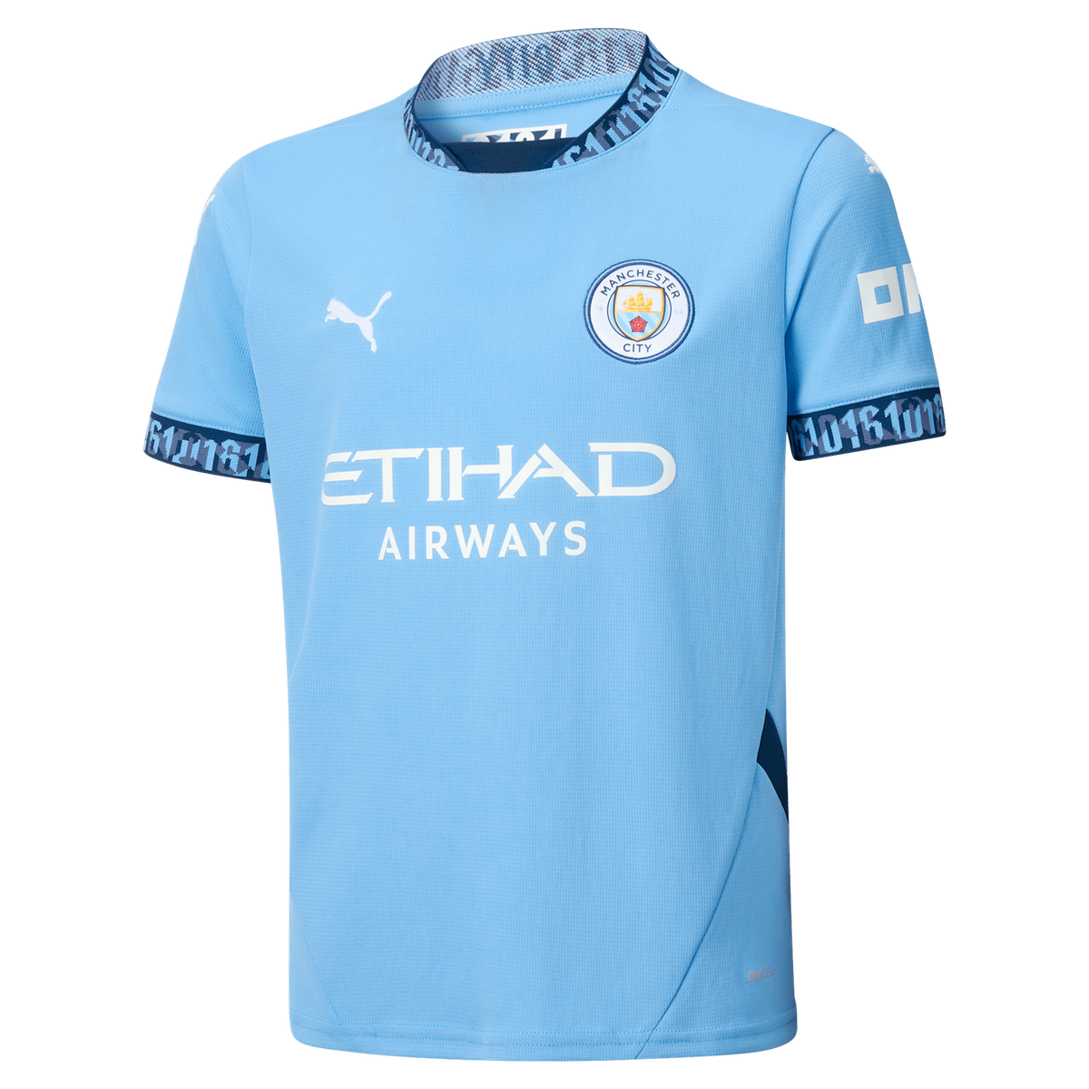 Manchester City 24/25 Kid's Home Shirt and Shorts