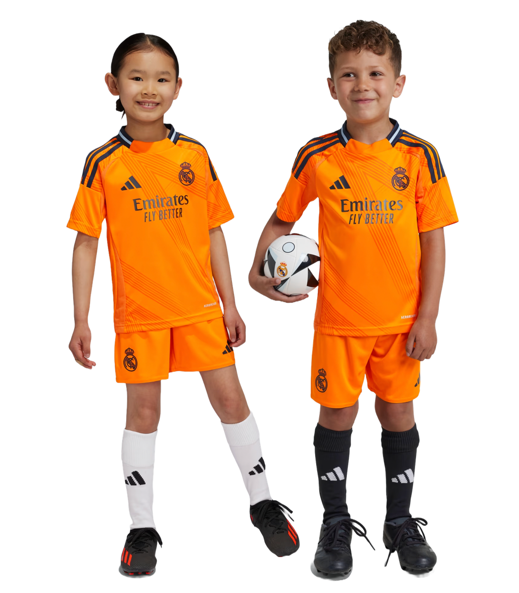 Real Madrid 24/25 Kid's Away Shirt and Shorts
